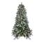 7.5ft. Pre-Lit Real Touch™️ Flocked Rosemary Emerald Angel Pine Artificial Christmas Tree, Clear LED Lights